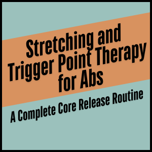 Abdominal stretching trigger point therapy article button